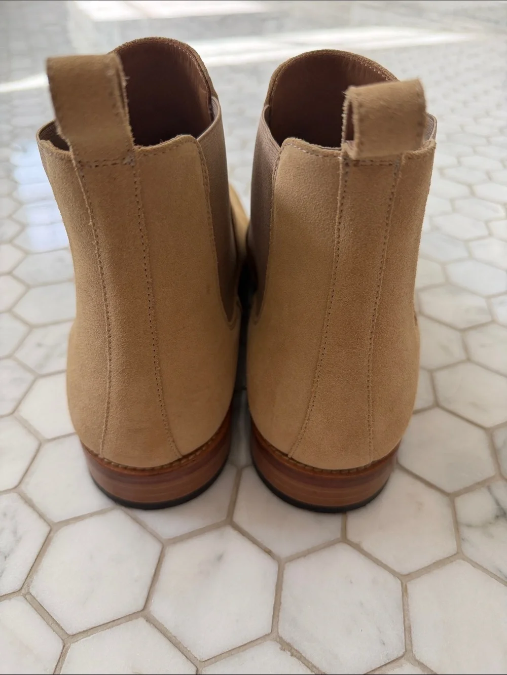 Taft Men's Suede Chelsea Boots - Tan